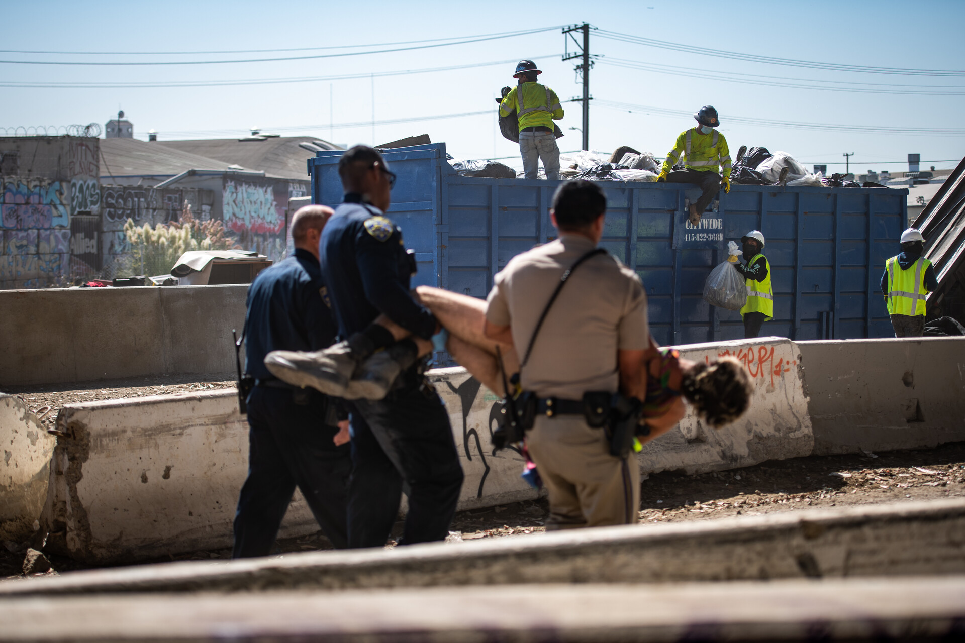 Residents Activists Decry Evictions At Oakland S Largest Homeless