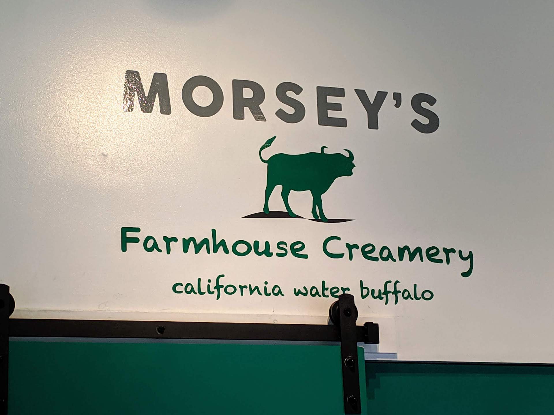 Morsey’s Creamery, the only ice cream shop in the Bay Area producing gelato with water buffalo milk.