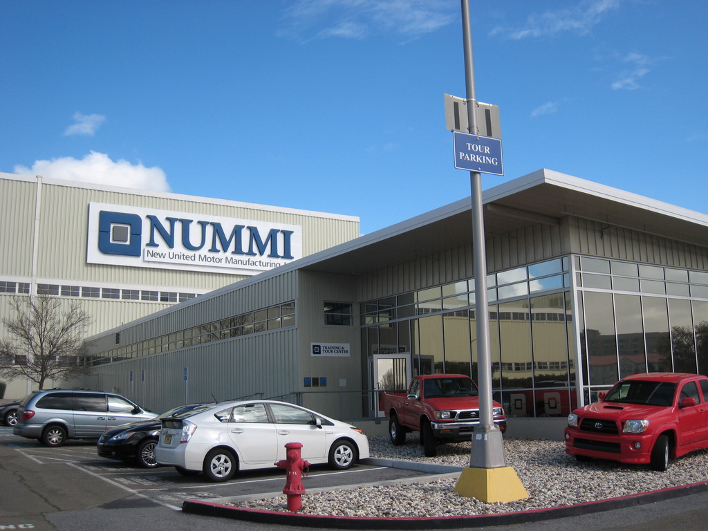 The entrance to an auto plant.