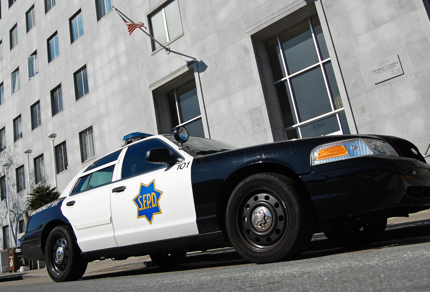 An SFPD squad car.