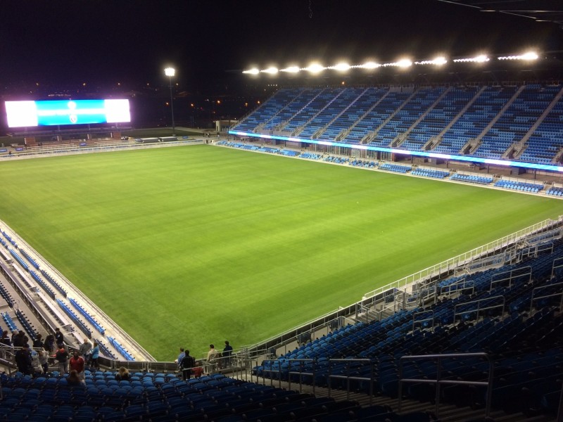 The San Jose Earthquakes, a professional soccer team, finally gets a permanent home called Avaya Stadium.
