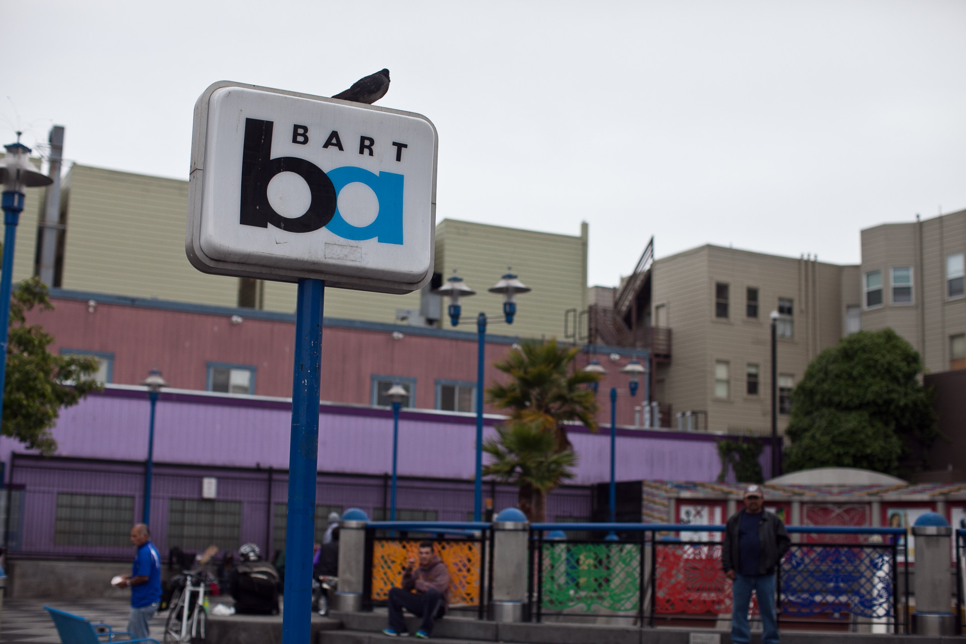 The BART station at 16th and Mission streets in San Francisco.