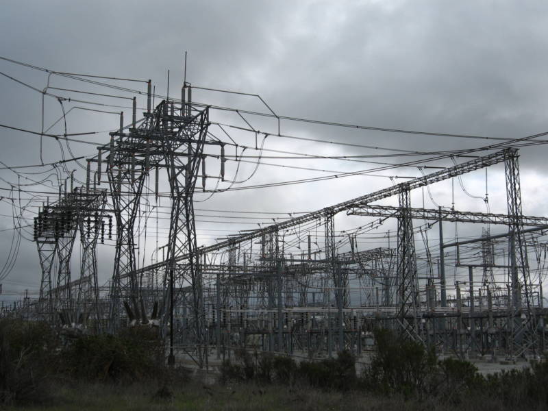PG&E's Metcalf Transmission Substation southeast of San Jose.