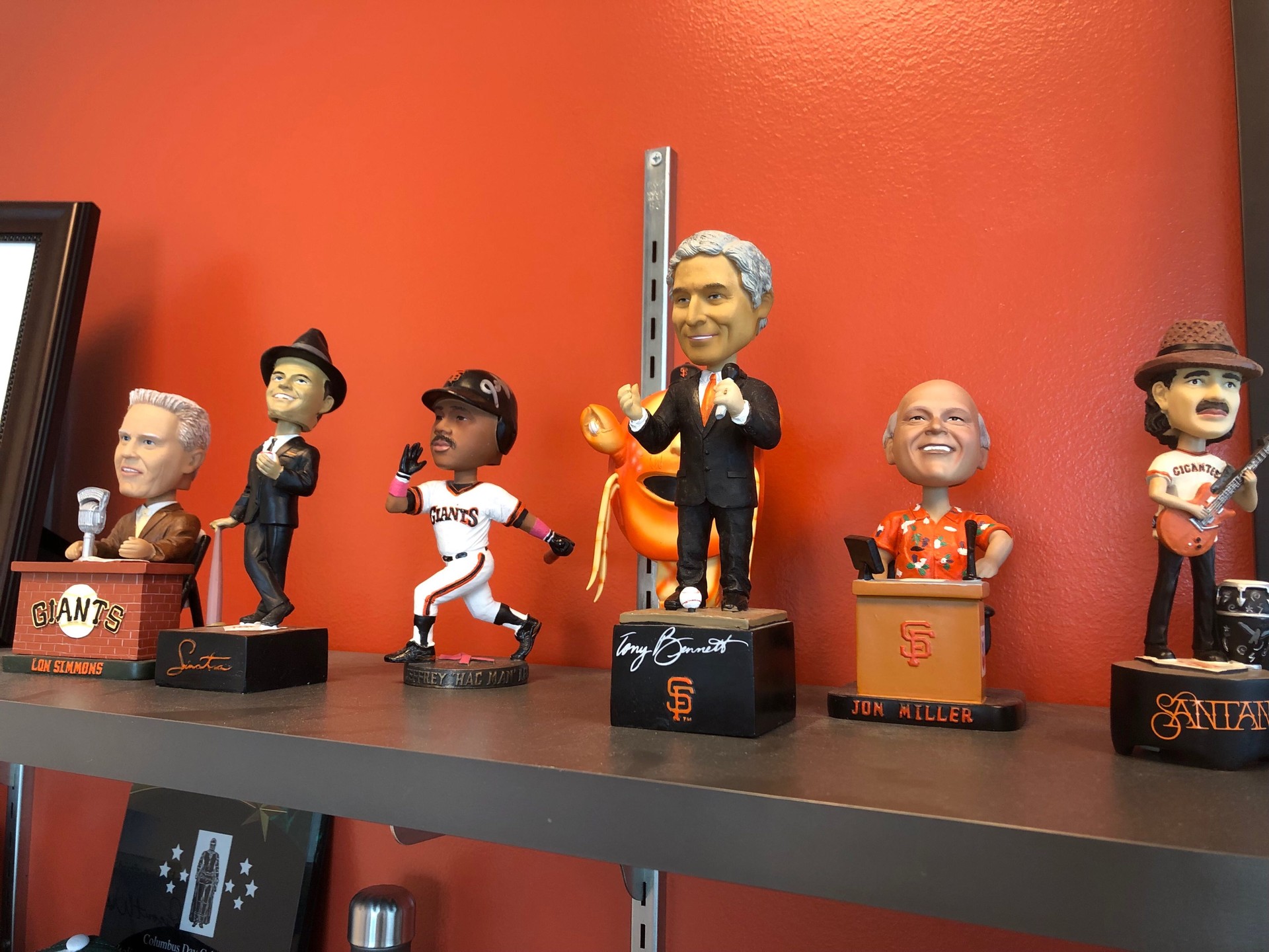 Some of the many bobbleheads the Giants have produced since 1999 include musical legends Tony Bennett, Frank Sinatra and Carlos Santana.