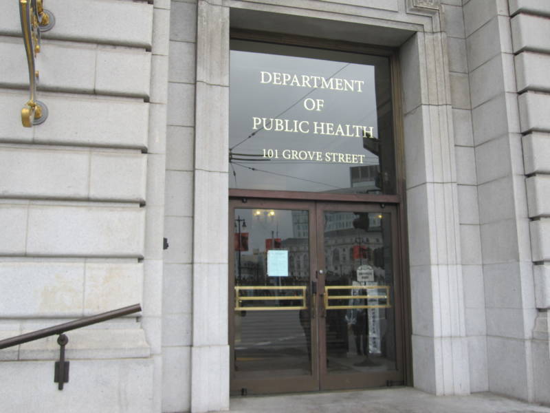 The front of the San Francisco Department of Public Health