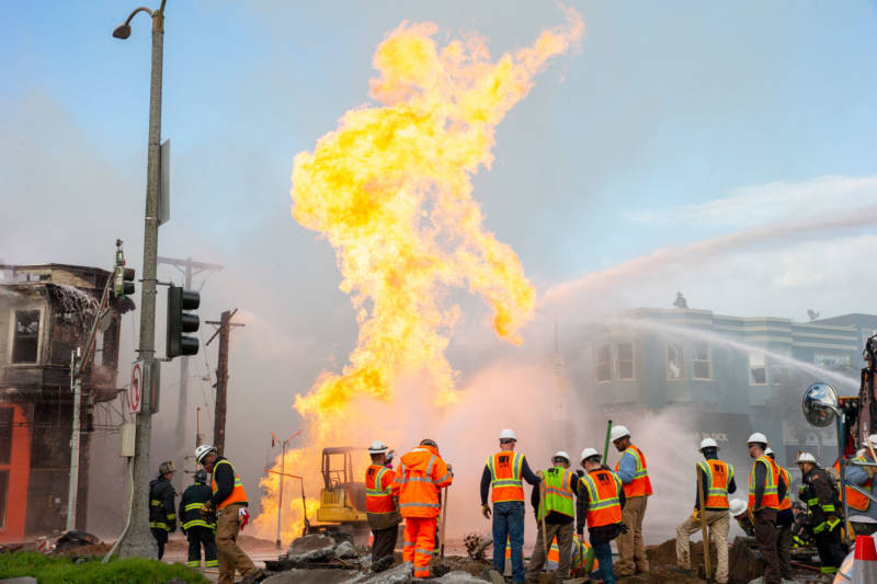 To be an explosion. Gas explosion protection.