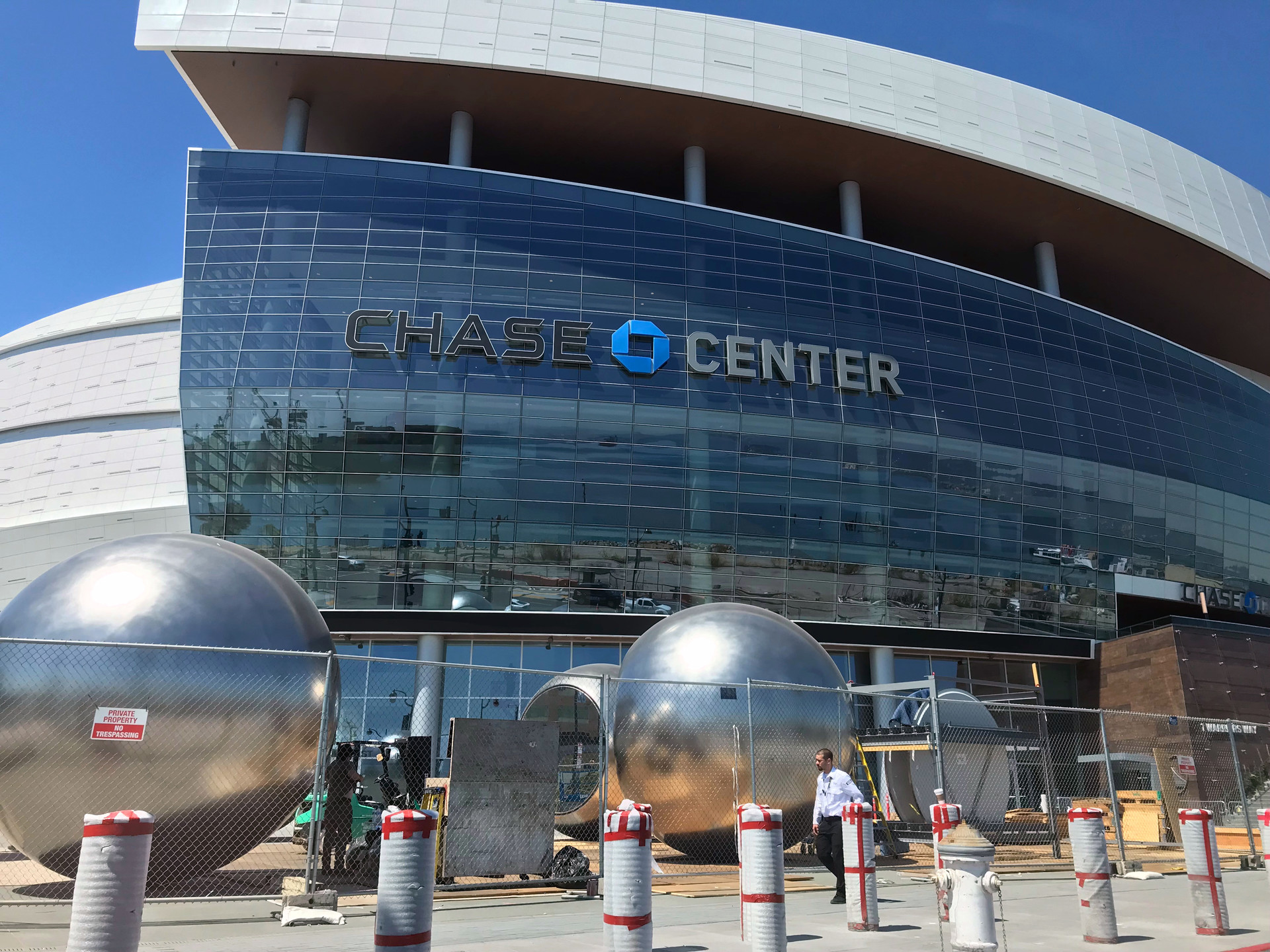 The bay-side entrance will feature a piece titled "Seeing Spheres" by international artist Olafur Eliasson.