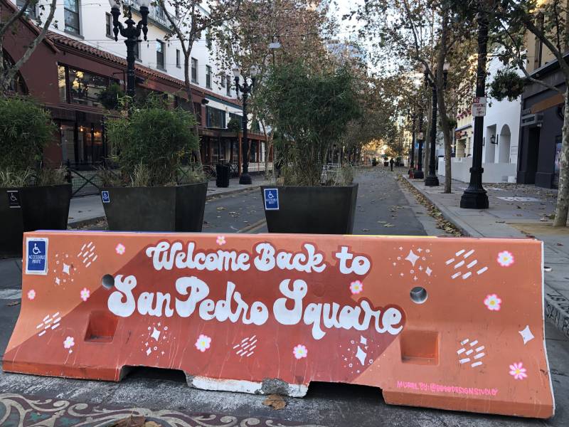Even during the COVID-19 pandemic, San Pedro Square was a lively part of downtown San Jose. But with the latest restrictions shutting down outdoor and indoor dining, the square has become a "ghost town".