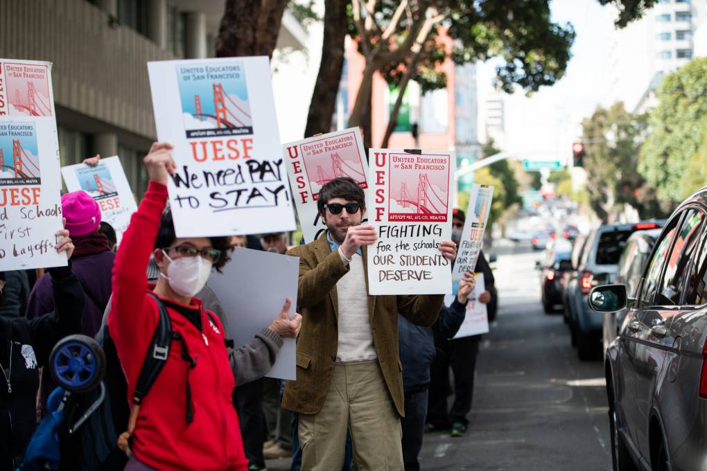 SF Teachers Occupy District Headquarters Overnight to Protest Missed ...