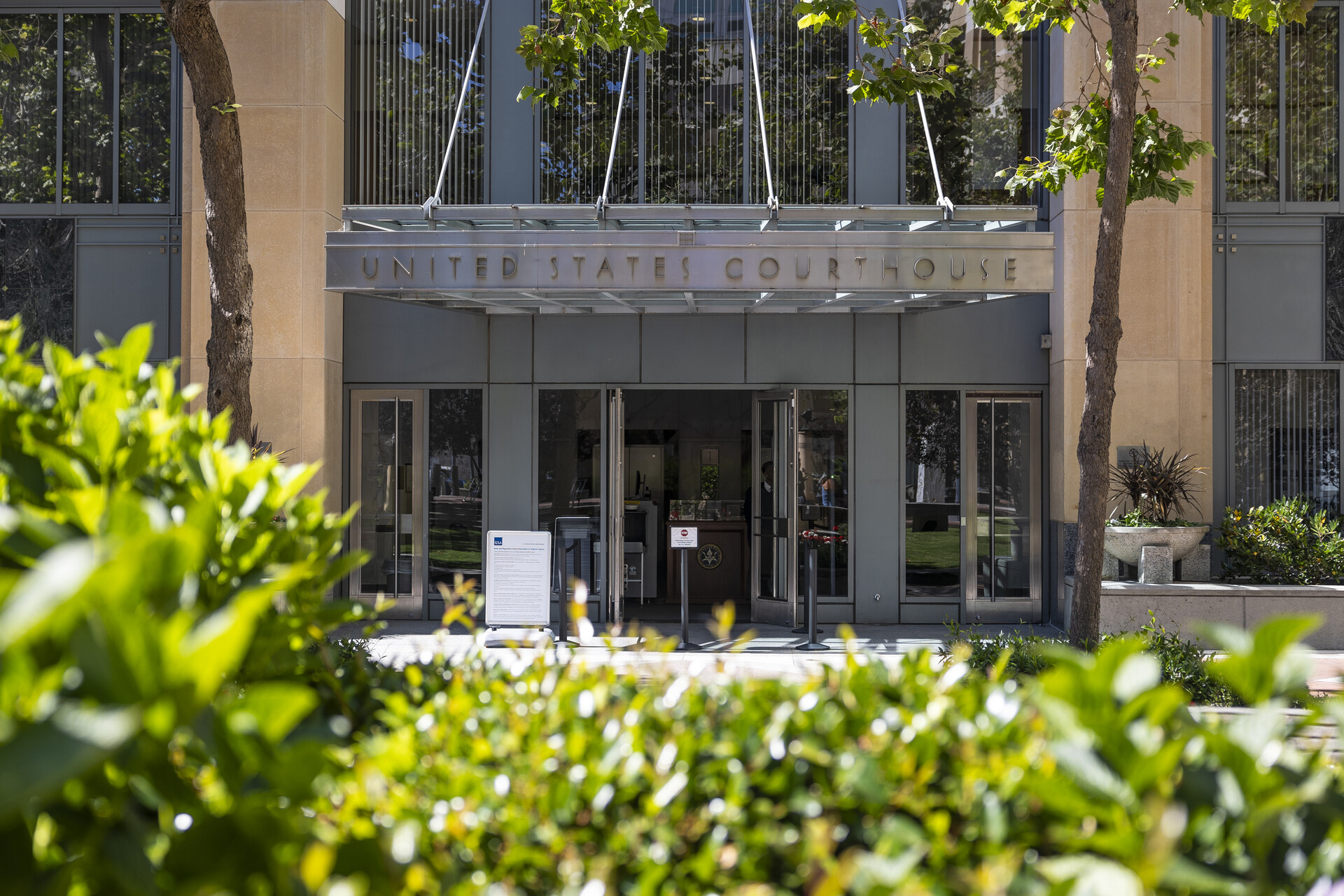 A federal building is pictured.