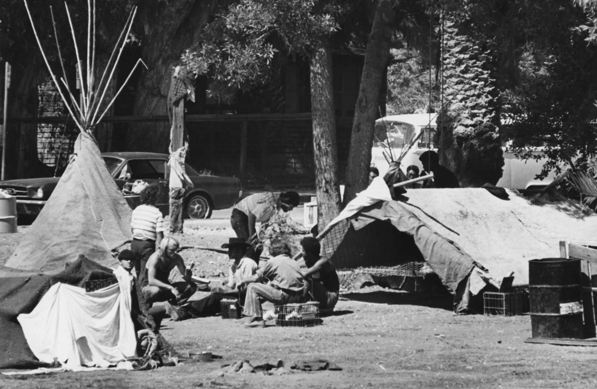 People's Park in Berkeley on July 28, 1972.