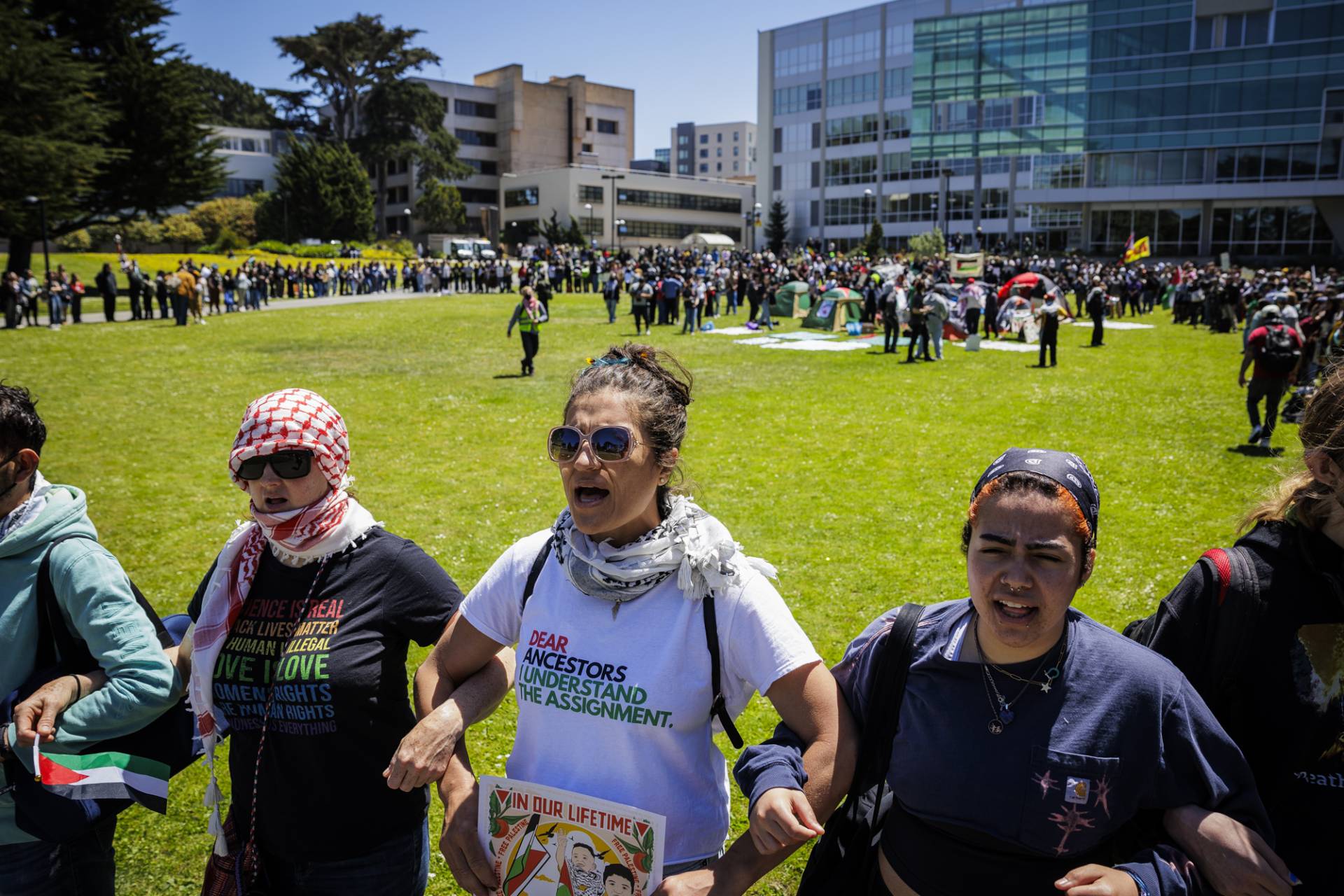 SFSU Pro-Palestinian Encampment Established as Students Rally for ...