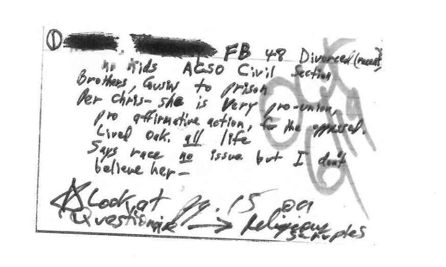 A screenshot image of a handwritten note.