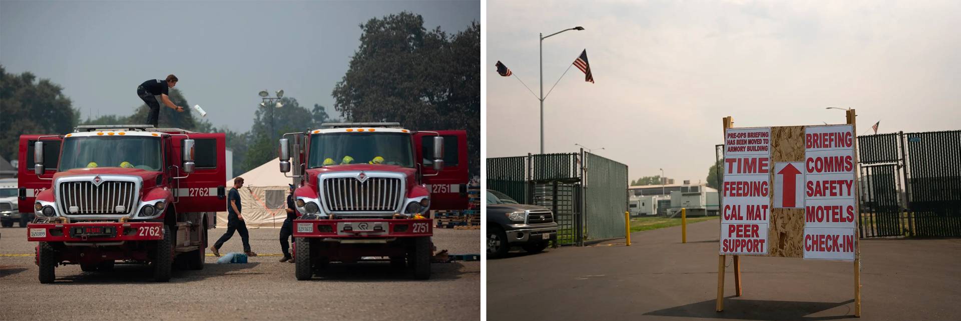 Fire Command Post Sign Managing a Wildfire Is an Intricate Game of Chess — and Mutual Aid Is ...