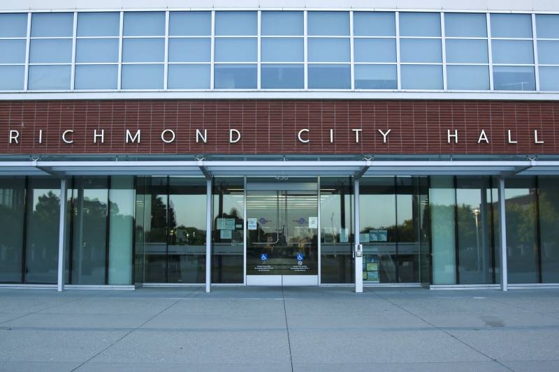 The front of Richmond City Hall.