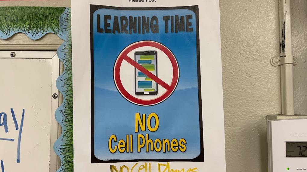 Findings from a California school where cell phones are not allowed