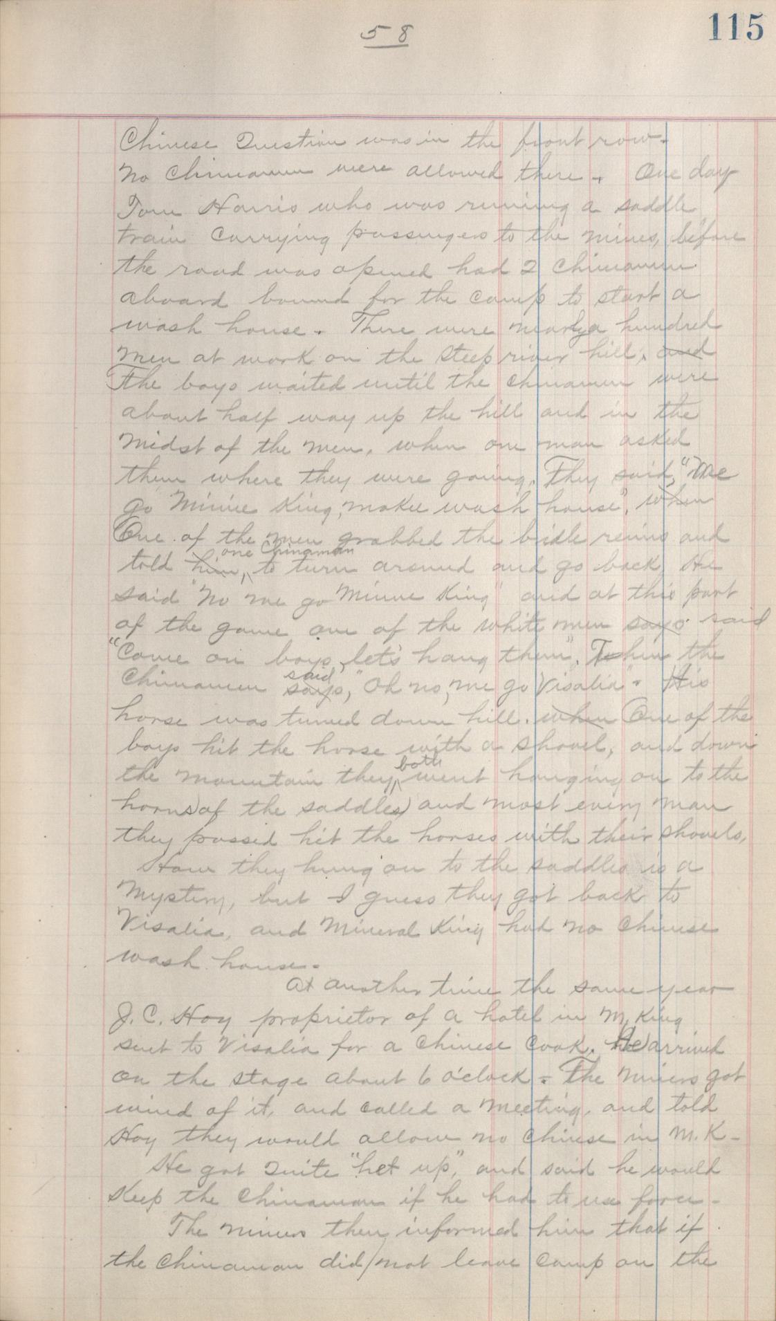 A vintage image of text on a piece of paper.