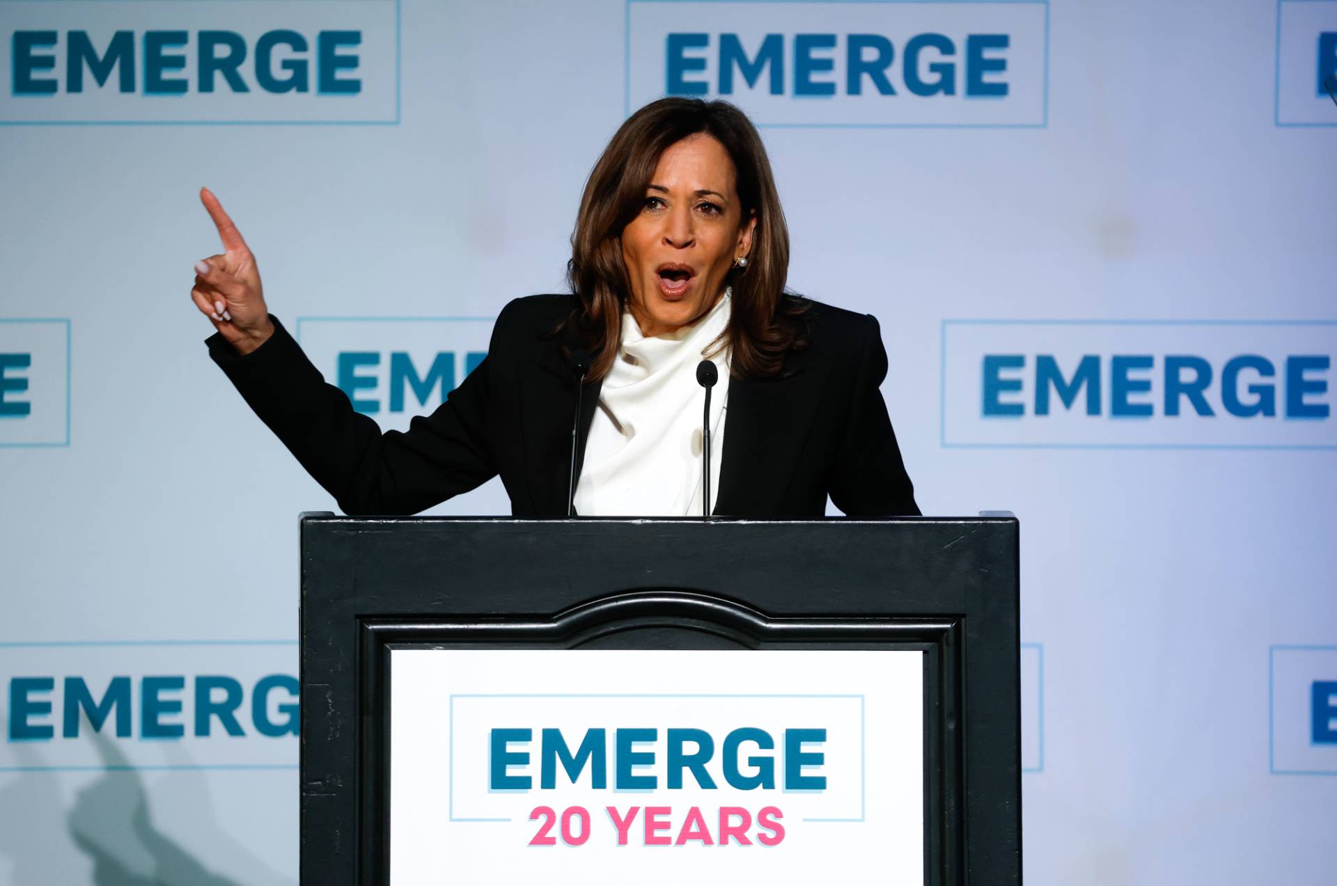 In SF, Kamala Harris Retakes Political Stage to Warn of Constitutional Crisis | KQED