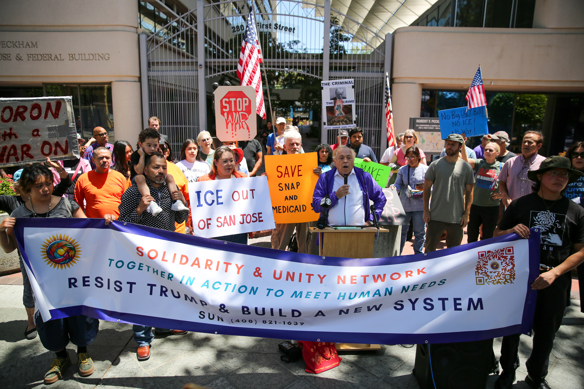 ‘Uma grande traição ruim’: os grupos de San José protestam contra a conta de impostos de Trump
