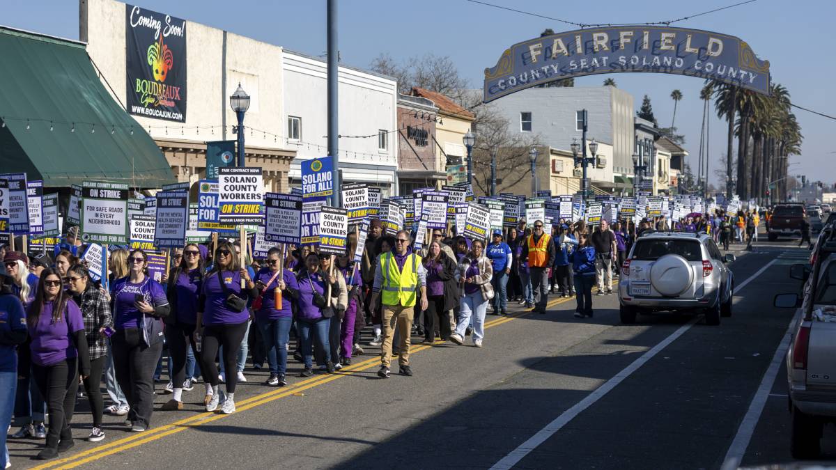 Solano County Public Service Workers Launch 2-Day Strike | KQED