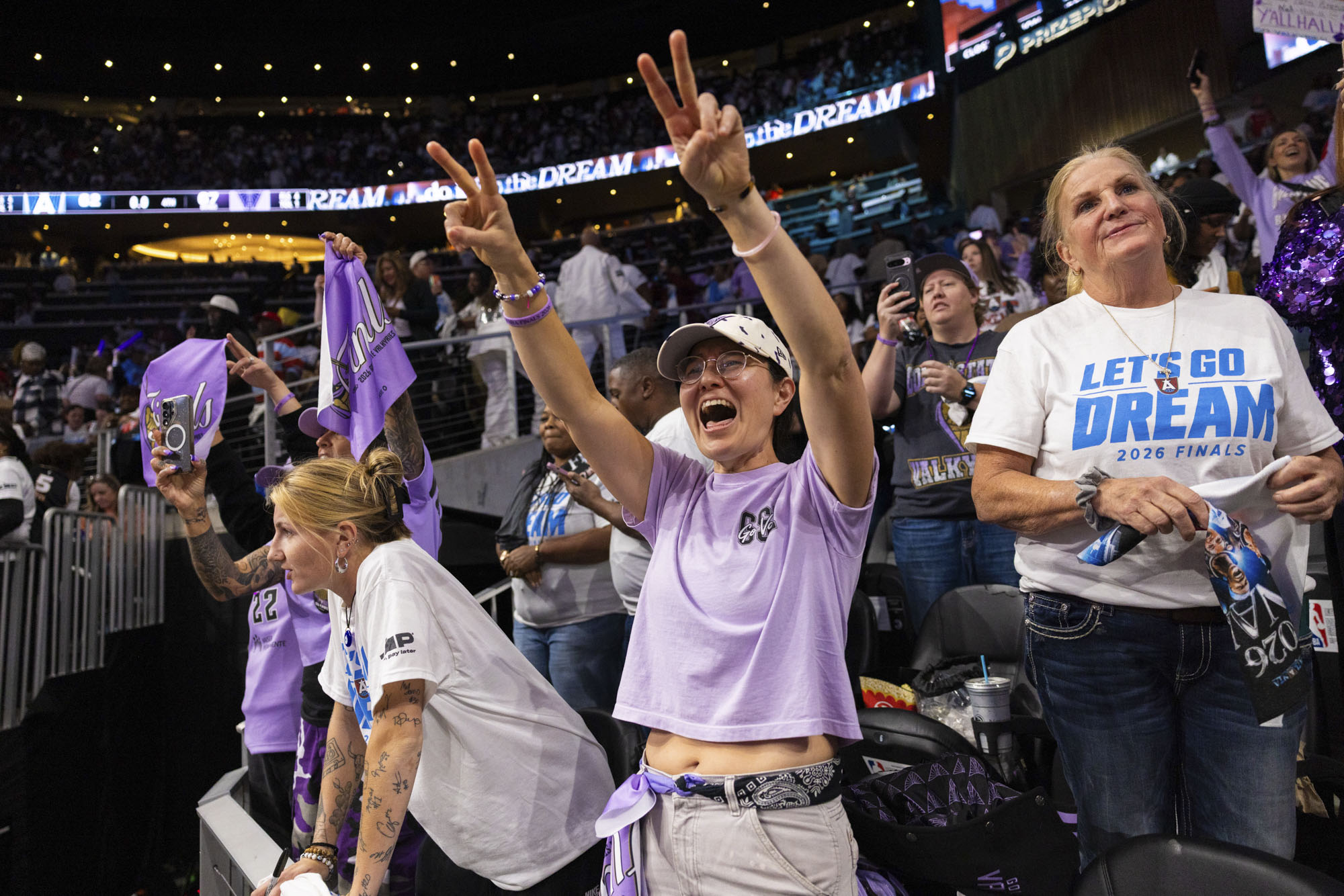 Image from linked report: Valkyries Win Game 4 in Atlanta to Tie WNBA Finals Series 2-2