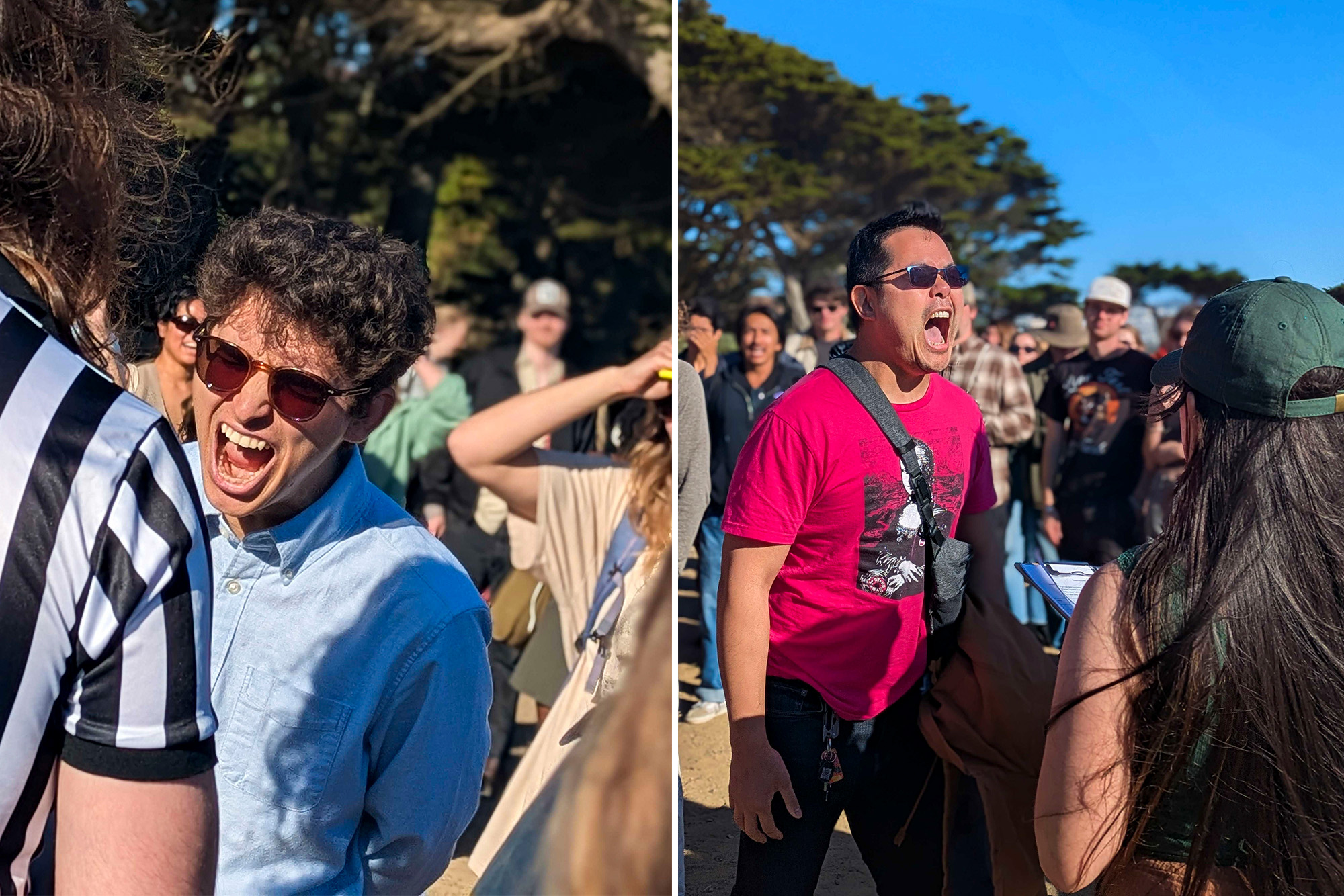 San Francisco Residents Gather for “Guttural Scream at the Sea” Event