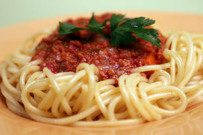 Spaghetti à la Bolognese