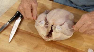 Jacques Pépin Teaches You How To Truss a Chicken for Roasting