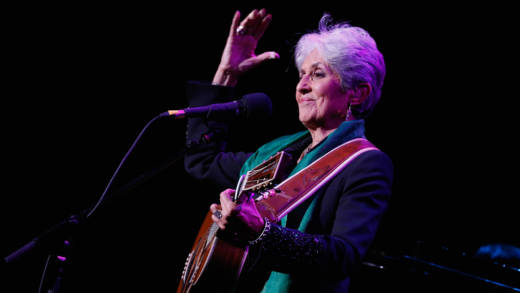 Joan Baez performs onstage at the ASCAP Centennial Awards in 2014.