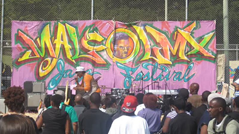 The Malcolm X Jazz Arts Festival in 2009.