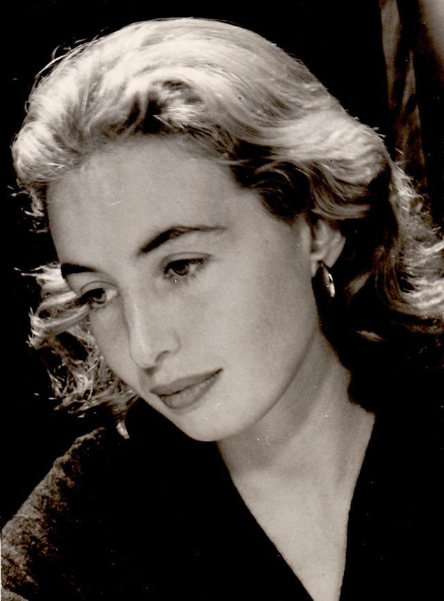 Barbara Stauffacher Solomon in 1955.