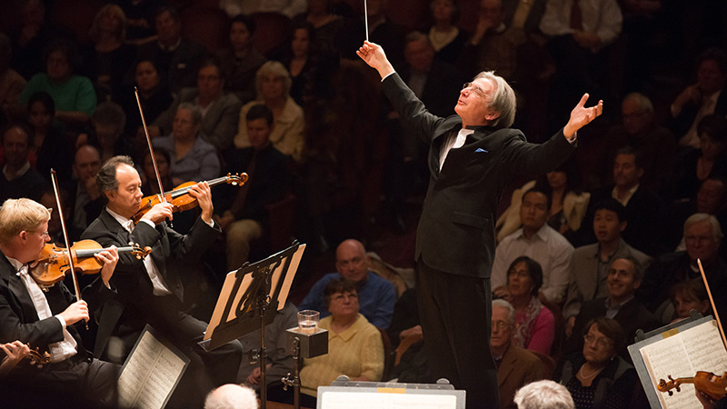 San Franciso Symphony music director Michael Tilson Thomas.