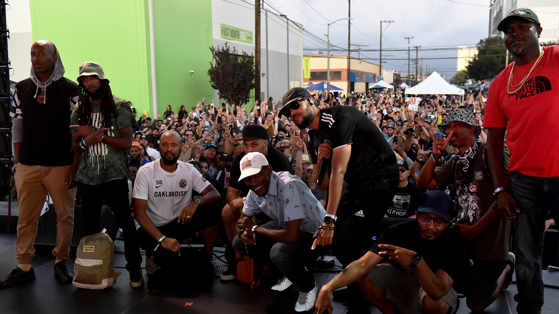Hieroglyphics on stage at Hiero Day 2019.