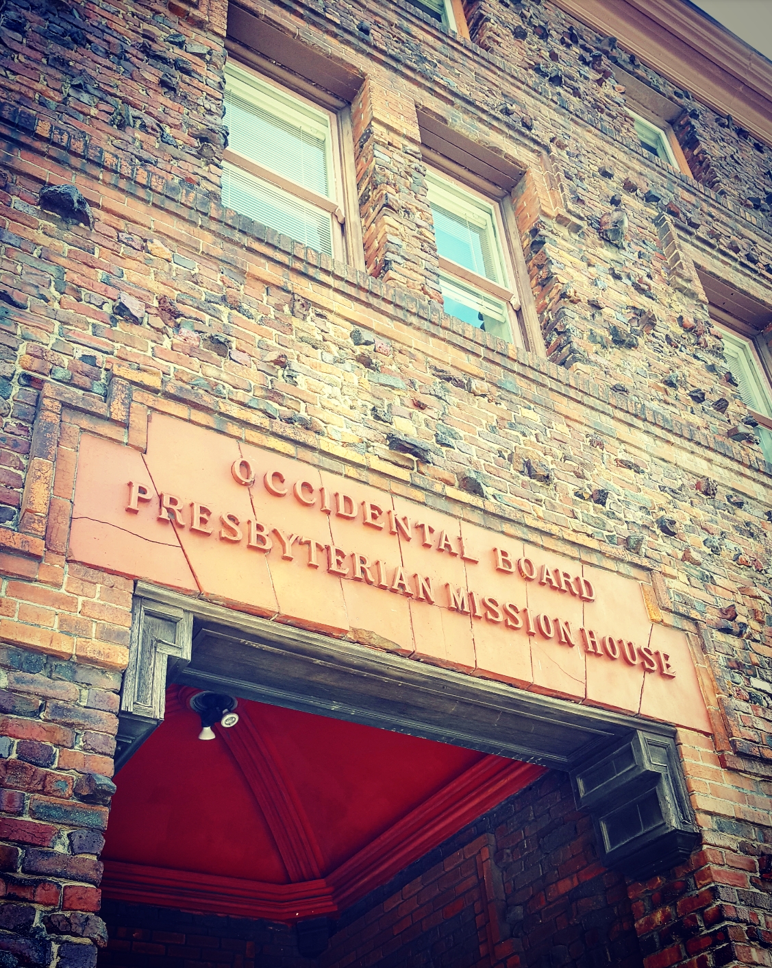 Today, 920 Sacramento Street is named Donaldina Cameron House, but the original Presbyterian Mission House sign remains in the stonework over the main entrance.