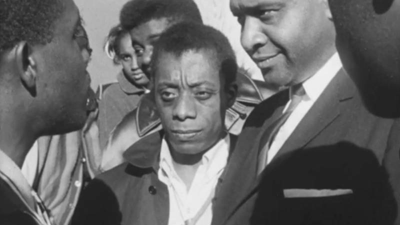 A still from 'Take This Hammer,' featuring James Baldwin.