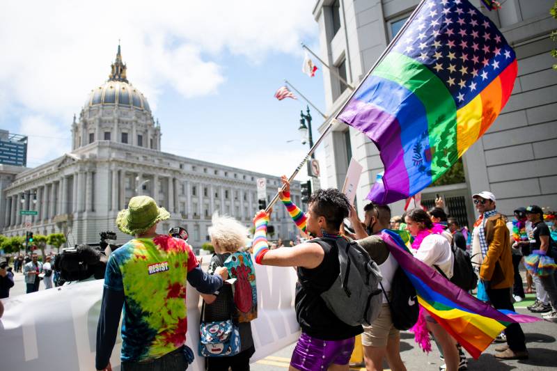 PHOTOS: LGBTQ+ Pride Lights Up the Bay Area In All Its Rainbow Glory | KQED