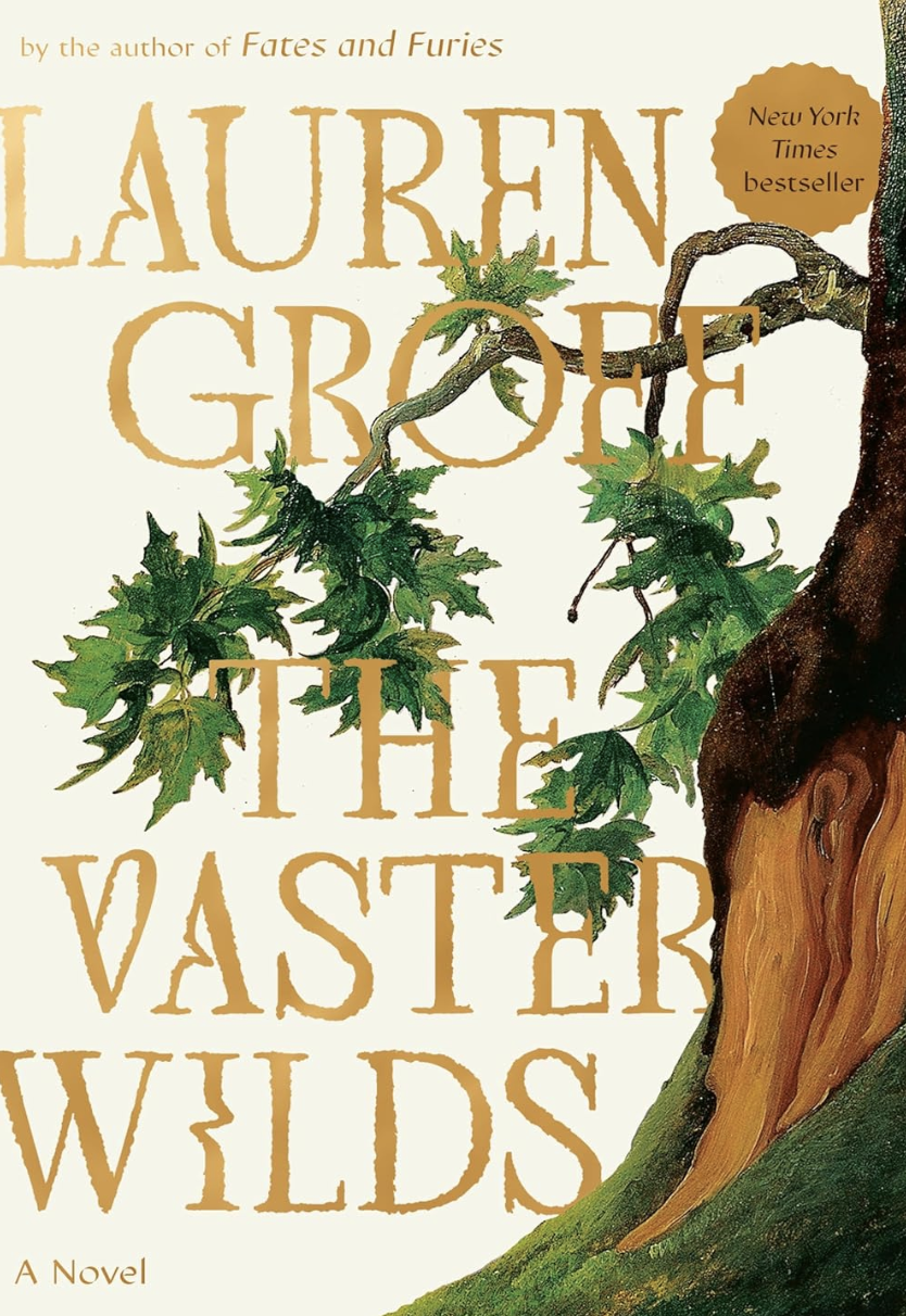 A book cover featuring an illustration of tree limbs and a partial tree trunk.