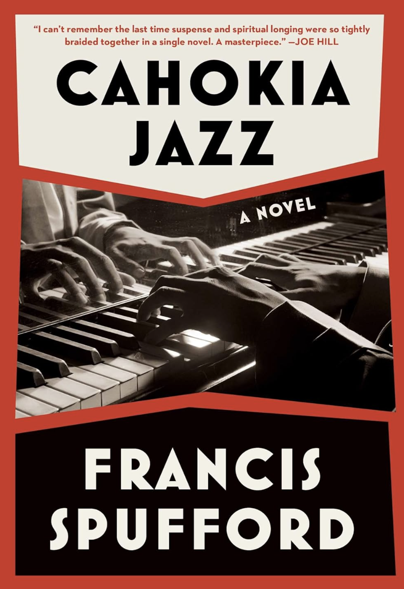 A book cover featuring a close up photo of a man's hands playing the piano.