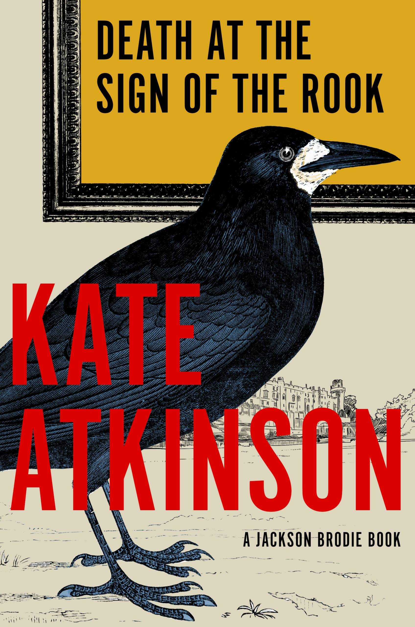 A book cover featuring an illustration of a black bird.