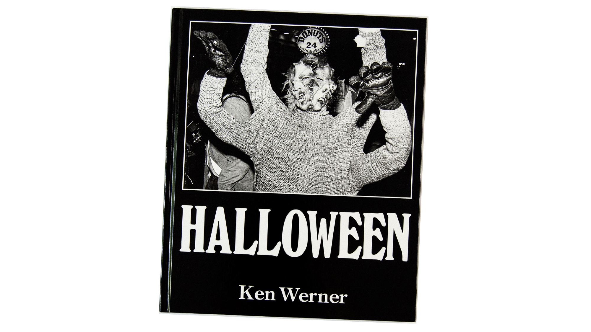 Cover of book with title and person in monster costume