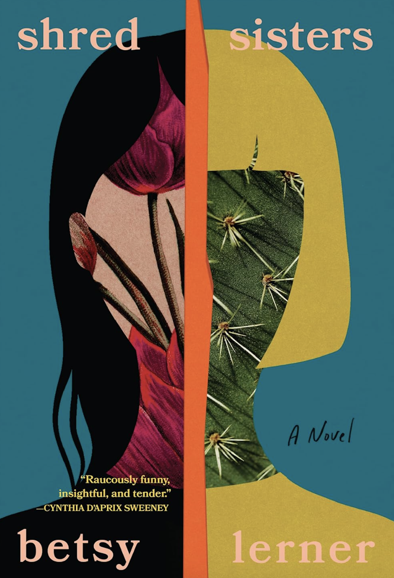 A book cover featuring an abstract illustration of two women's heads and shoulders directly next to each other.