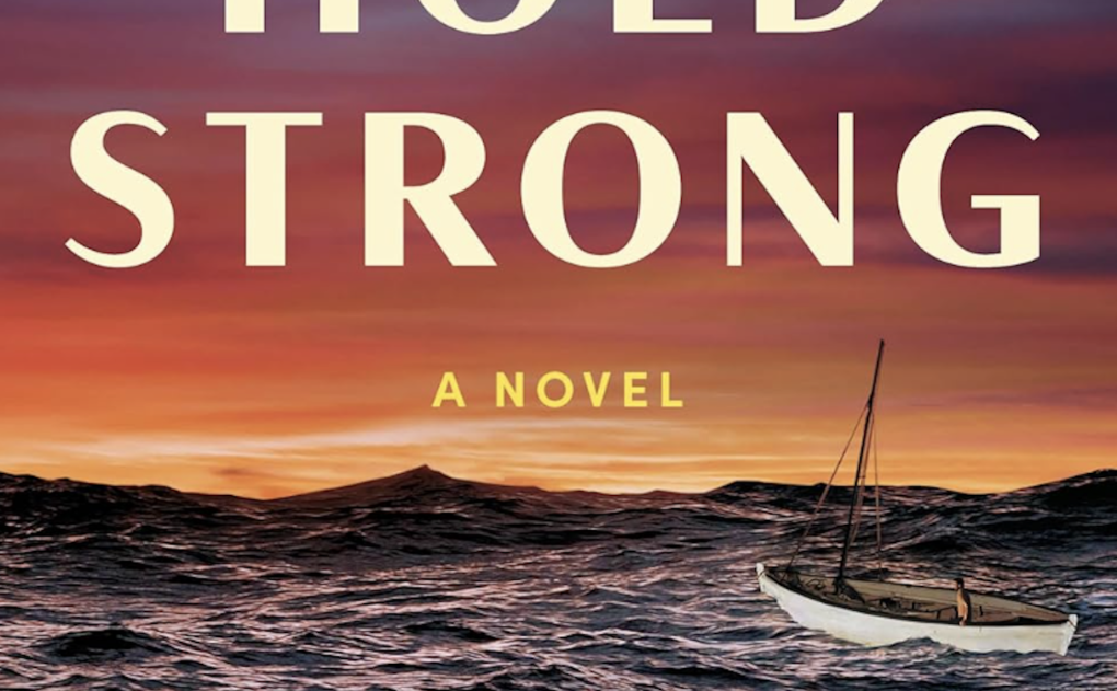 A book cover shows an illustration of a sailboat in choppy waters against a sunset.