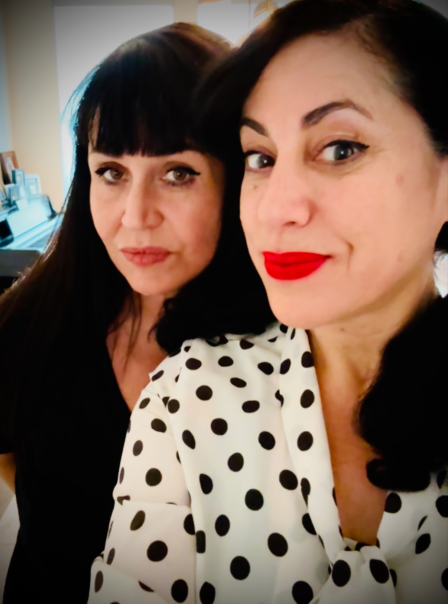 two women take a selfie