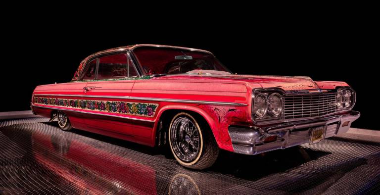 A vintage 1963 Chevrolet Impala named “El Rey.”