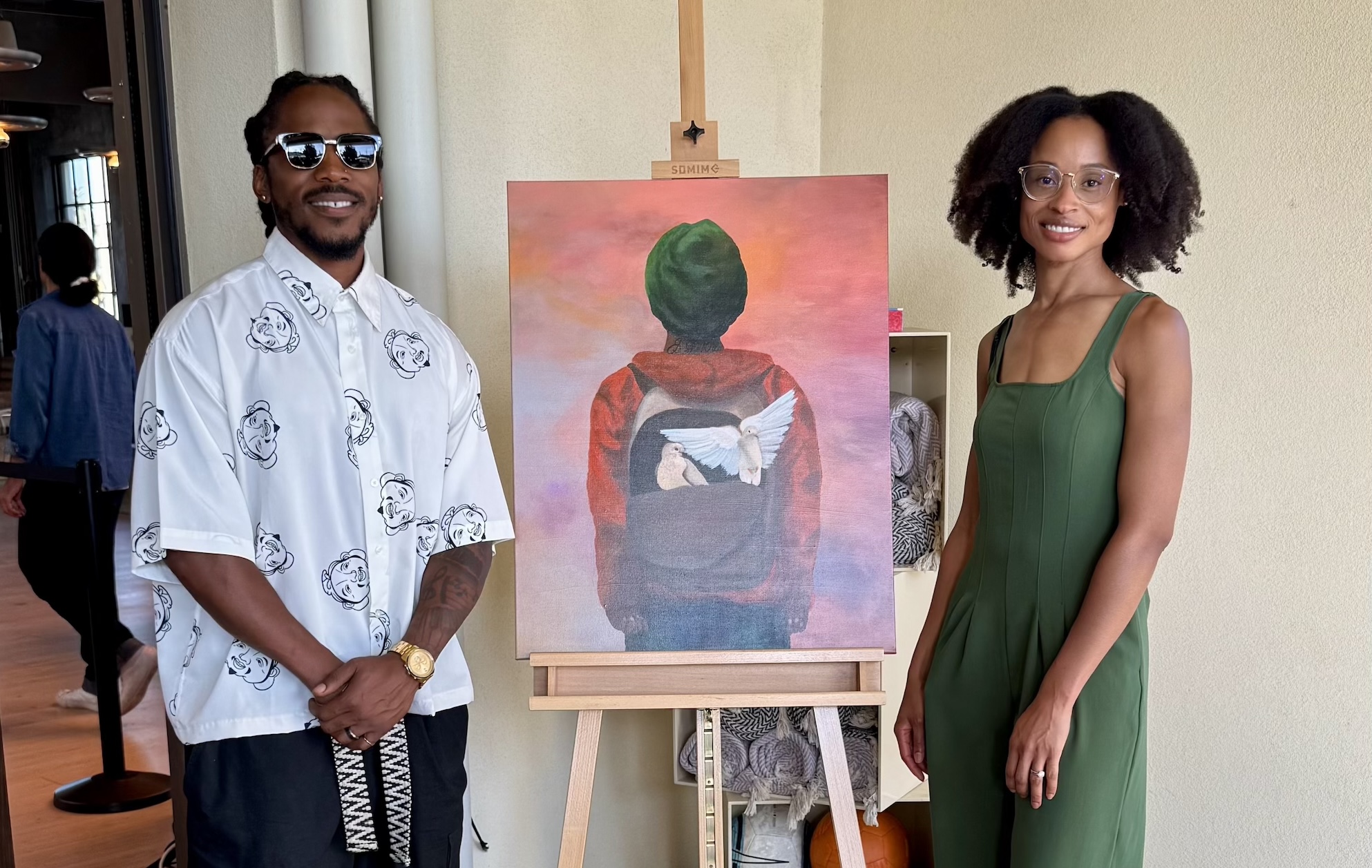 Artist Camille Baldwin Almost Quit Painting - Now Her Work Is a D Smoke Album Cover | KQED