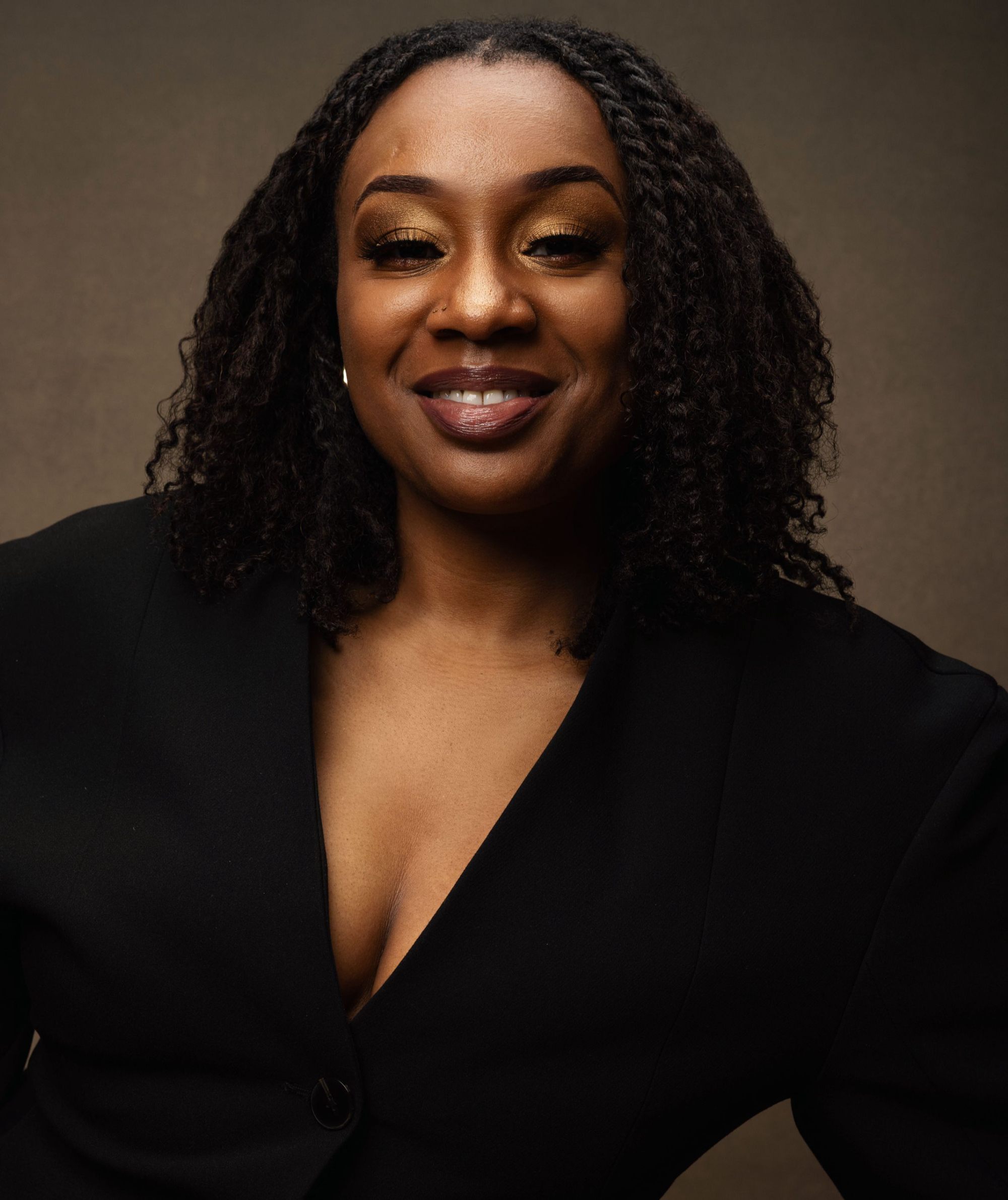 portrait of smiling Black woman