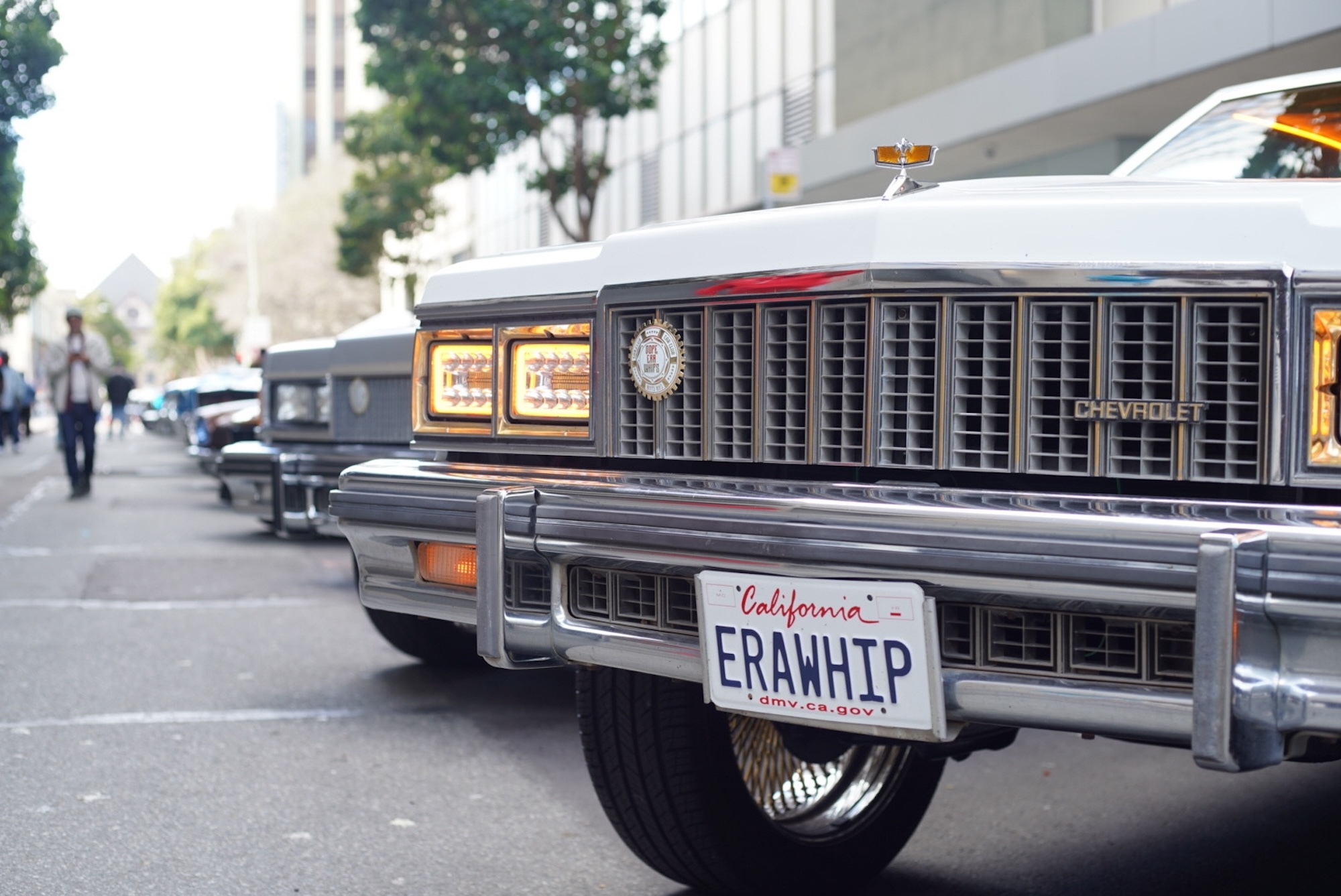 A close-up of a license plate that reads "ERA WHIP"