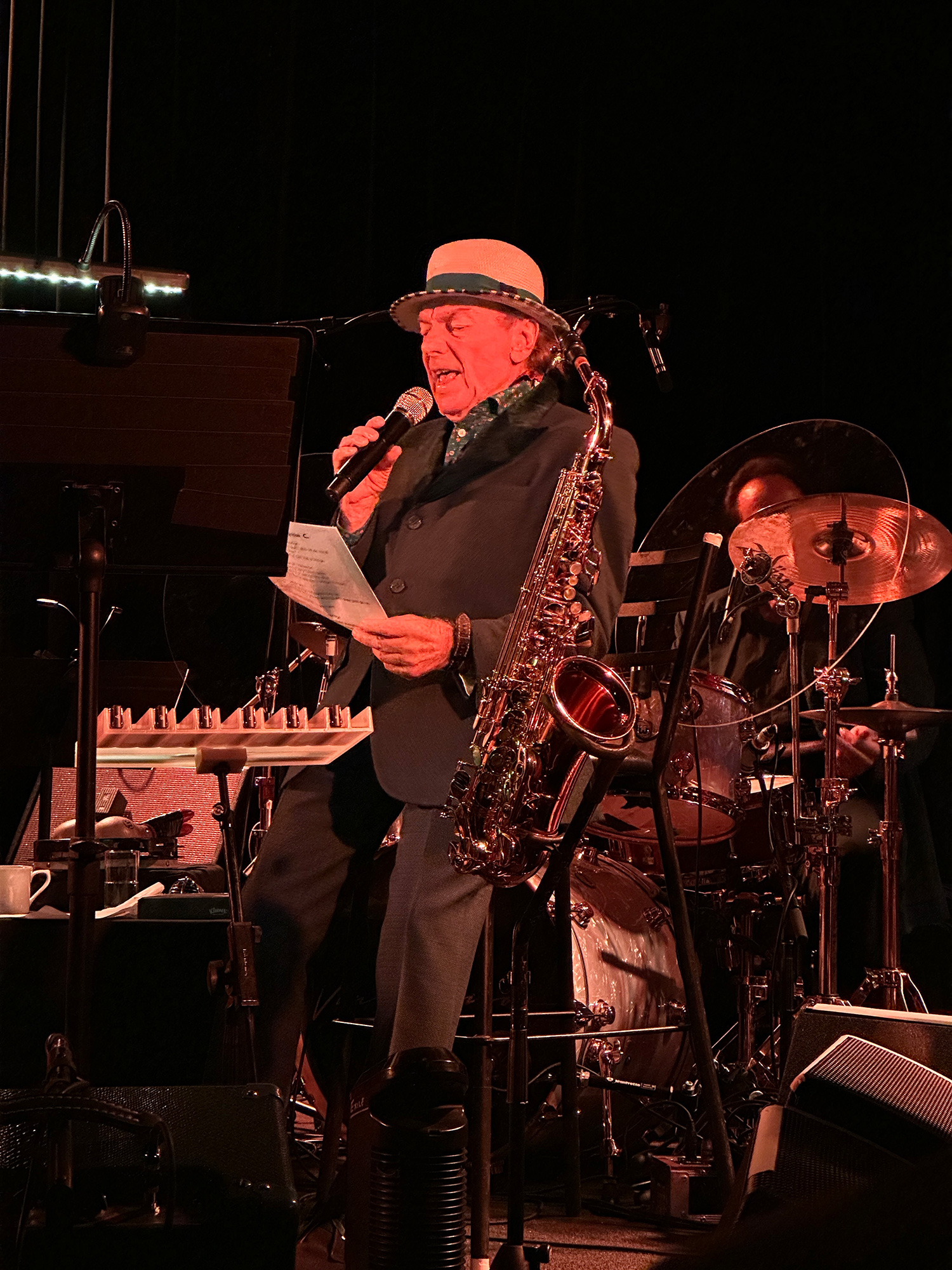 Van Morrison performs at The Chapel in San Francisco on Feb. 16, 2026. The singer performed songs from his 48th album, &lsquo;Somebody Tried to Sell Me a Bridge,&rsquo; for an invite-only crowd.