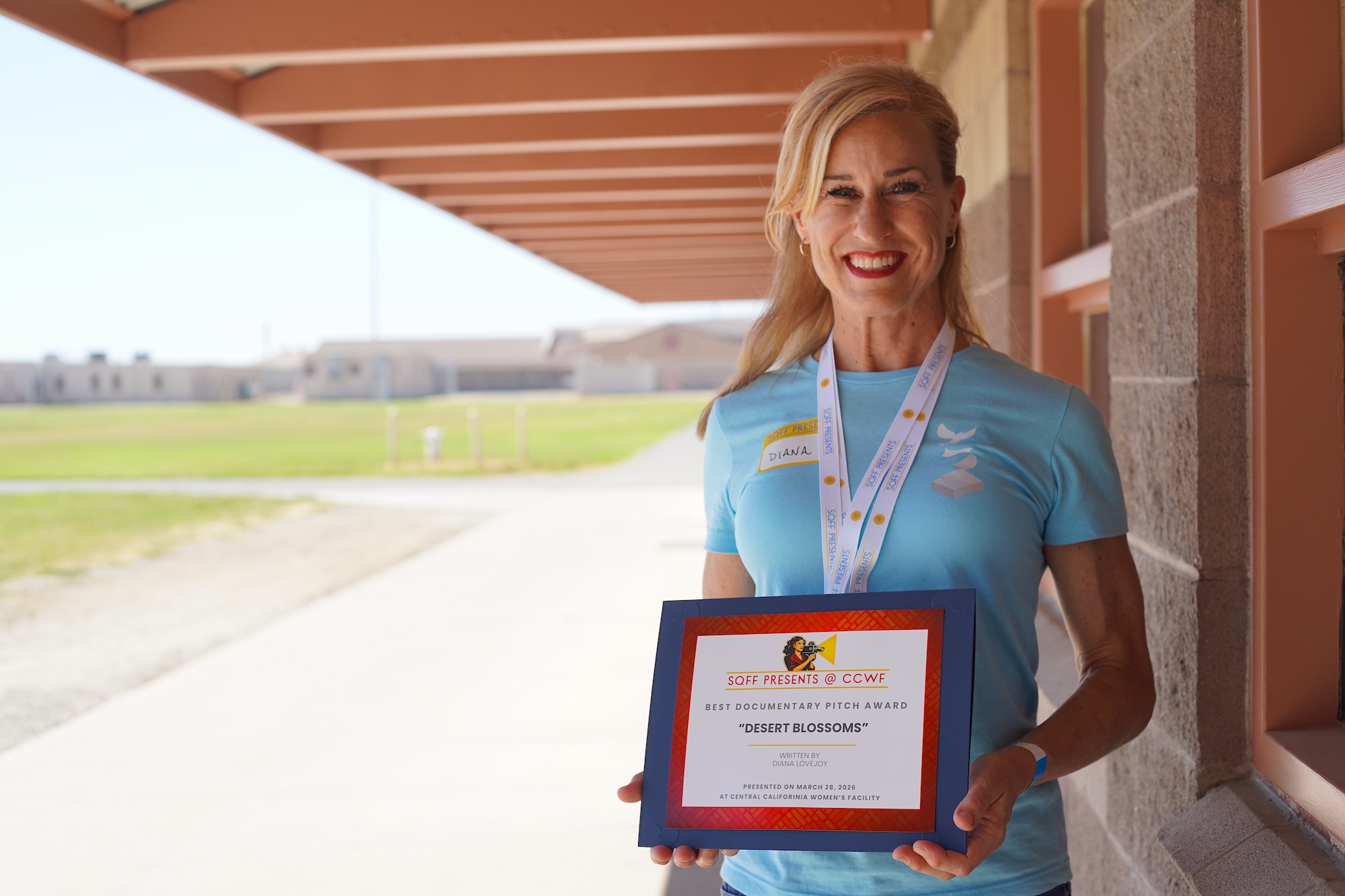 Diana Lovejoy, a CCWF resident, is the winner of the Best Documentary Pitch Award.