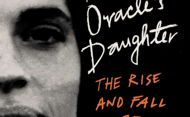 A book cover featuring a close up black and white photo of a women in her 20s.